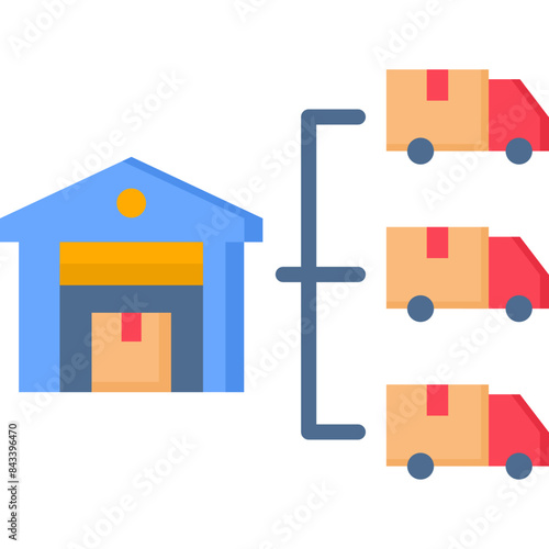 Distribution Center Icon