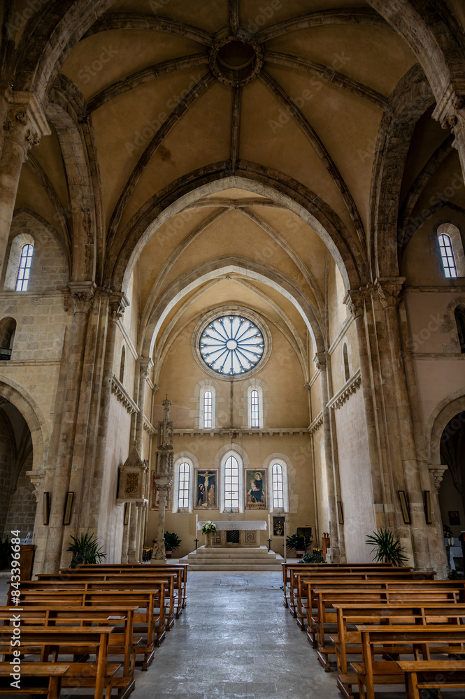 Fototapeta premium Manoppello, Abruzzo. Abbey of Santa Maria Arabona