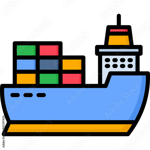 Cargo Ship Icon