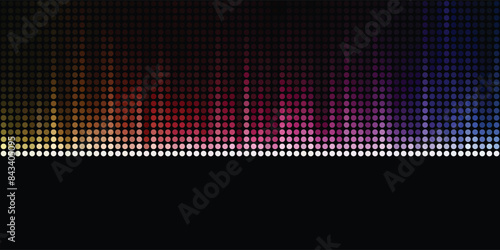 Wallpaper Mural Colorful sound wave. Voice, audio energy concept, background Torontodigital.ca