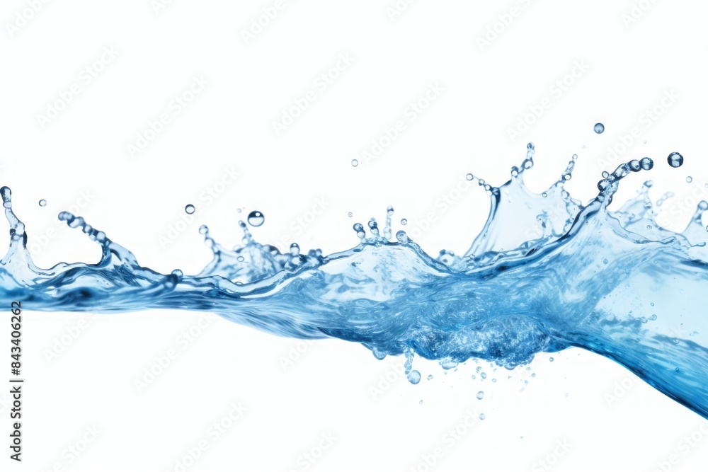 Obraz premium Water,water splash isolated on white background
