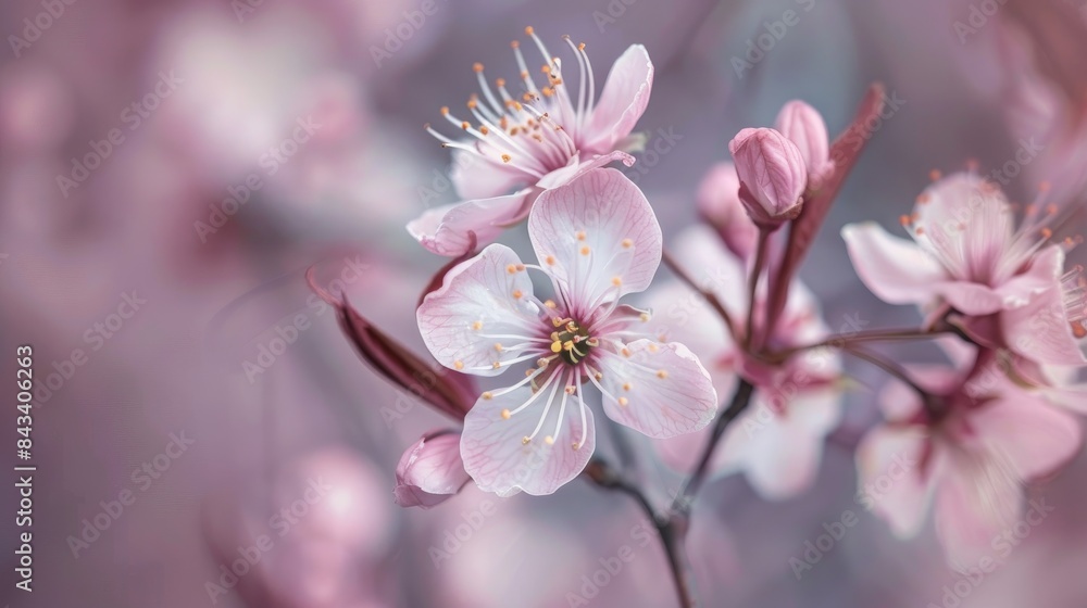 Sakura Blossom A Delicate Cherry Flower Sakura Blossom A Delicate Cherry Flower