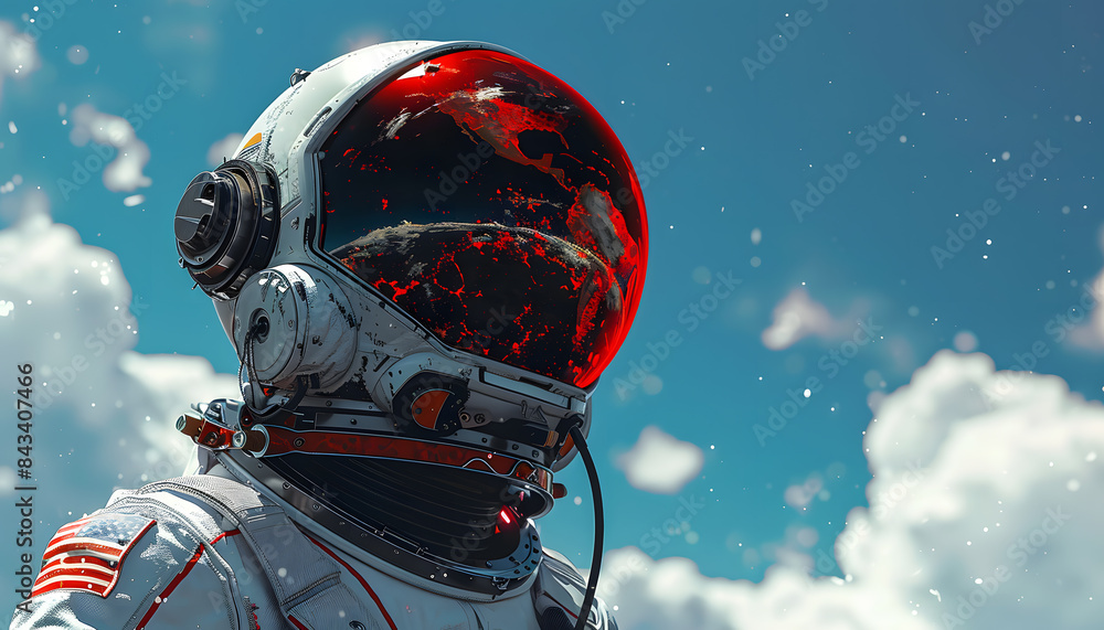astronaut in space astronaut in space