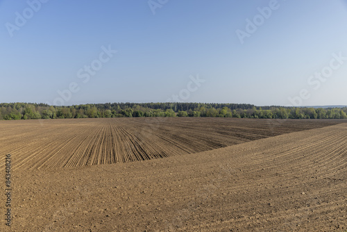 preparing the soil for sowing in spring