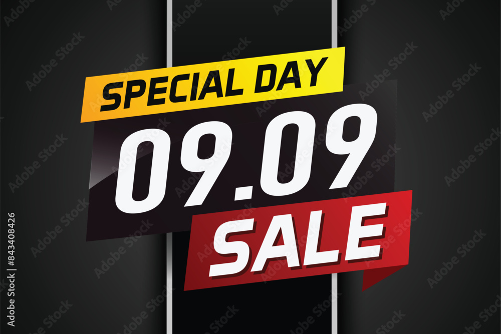 9.9 Special day sale word concept vector illustration with ribbon and 3d style for use landing page, template, ui, web, mobile app, poster, banner, flyer, background, gift card, coupon
9.9 Special day sale word concept vector illustration with ribbon and 3d style for use landing page, template, ui, web, mobile app, poster, banner, flyer, background, gift card, coupon
