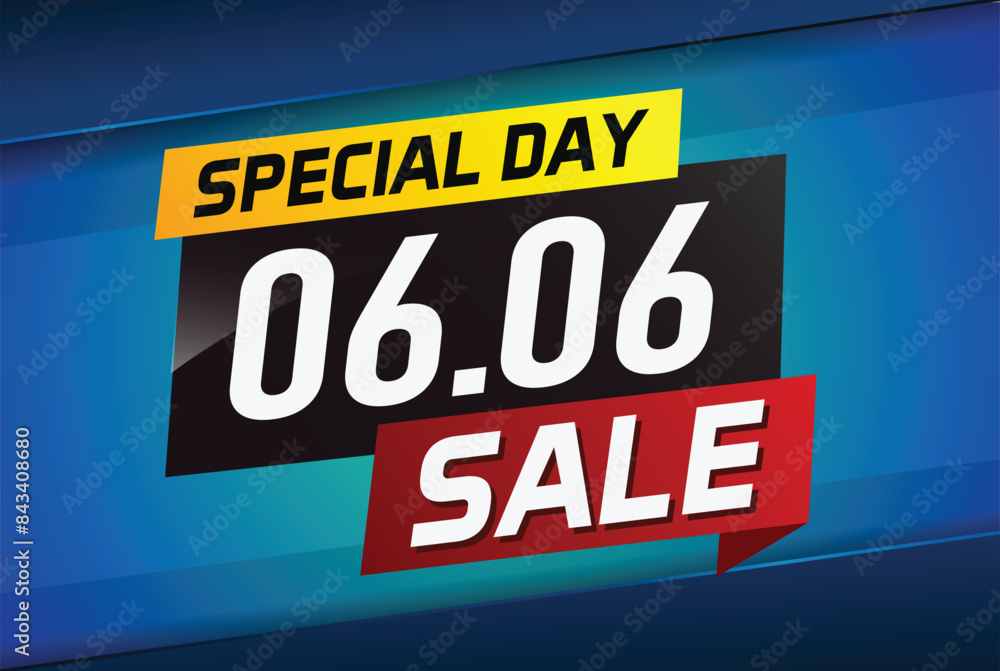 6.6 Special day sale word concept vector illustration with ribbon and 3d style for use landing page, template, ui, web, mobile app, poster, banner, flyer, background, gift card, coupon
6.6 Special day sale word concept vector illustration with ribbon and 3d style for use landing page, template, ui, web, mobile app, poster, banner, flyer, background, gift card, coupon