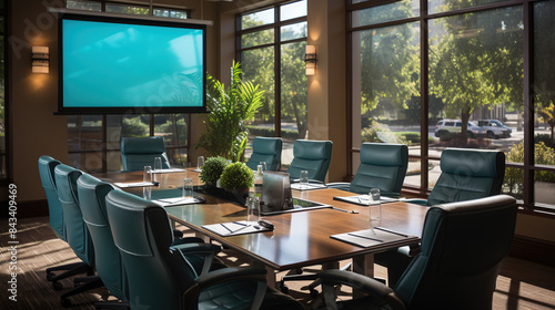 Professional Conference Room with State-of-the-Art Audio-Visual Equipment