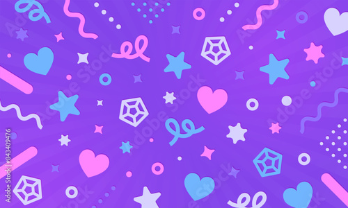 シティーポップな色味。エモくてノスタルジックな背景素材。