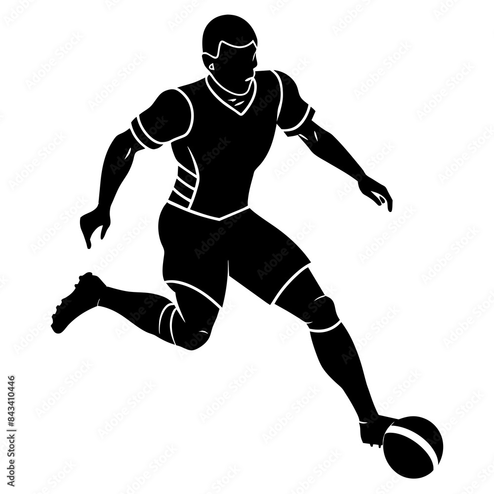 football player silhouette vector football player silhouette vector