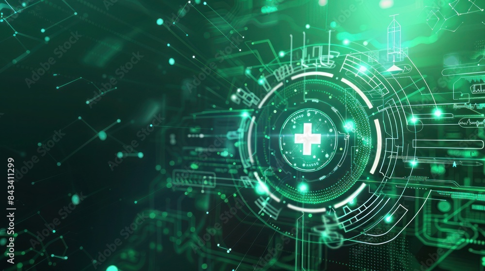 Abstract futuristic Healthcare or medical technology innovation digital background. science and technology concepts. Abstract futuristic Healthcare or medical technology innovation digital background. science and technology concepts.