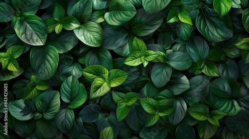 Nature background, closeup nature view of abstract green texture, tropical leaf. abstract green texture