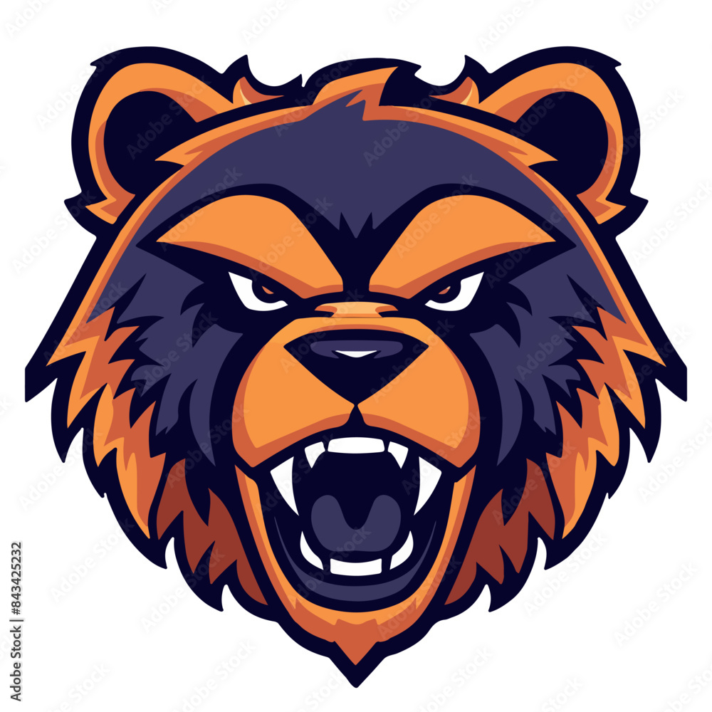 Fototapeta premium Sports mascot logo vector illustration