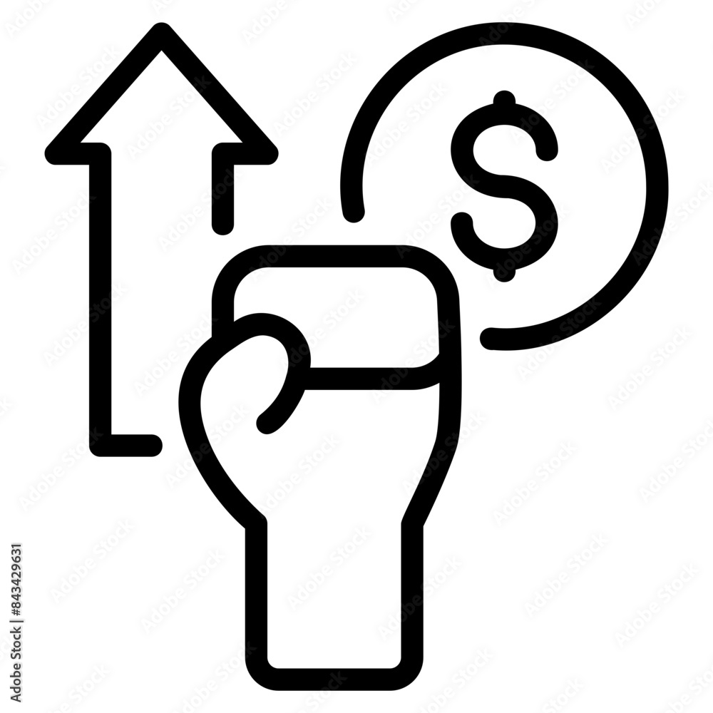 Increase motivation icon symbol sign from modern financial business collection in line style for mobile concept and web apps design. Business and management related vector line icon. Increase motivation icon symbol sign from modern financial business collection in line style for mobile concept and web apps design. Business and management related vector line icon.