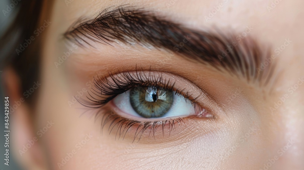 Fototapeta premium Closeup of beauty lady eye