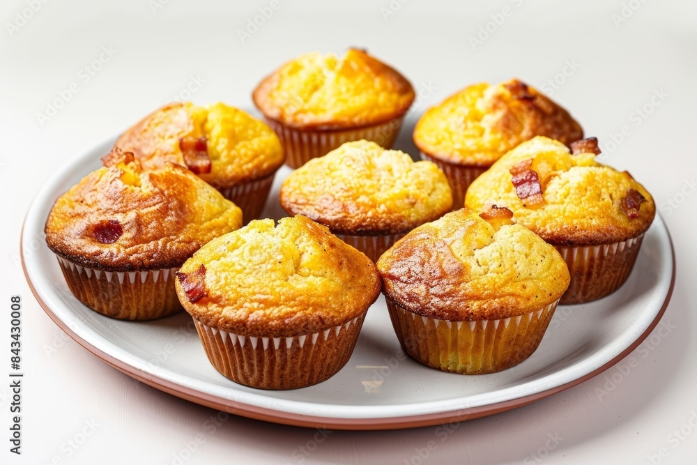 Scrumptious Bacon Corn Muffins with Creamy Orange Glaze Scrumptious Bacon Corn Muffins with Creamy Orange Glaze