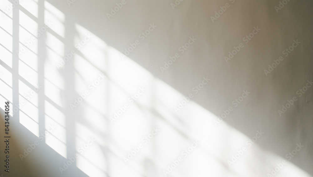 A photo of vertical striped shadows on a white wall, with soft shadow focus, in a minimalistic style, with a neutral color palette, featuring a clean and simple design at high resolution. A photo of vertical striped shadows on a white wall, with soft shadow focus, in a minimalistic style, with a neutral color palette, featuring a clean and simple design at high resolution.