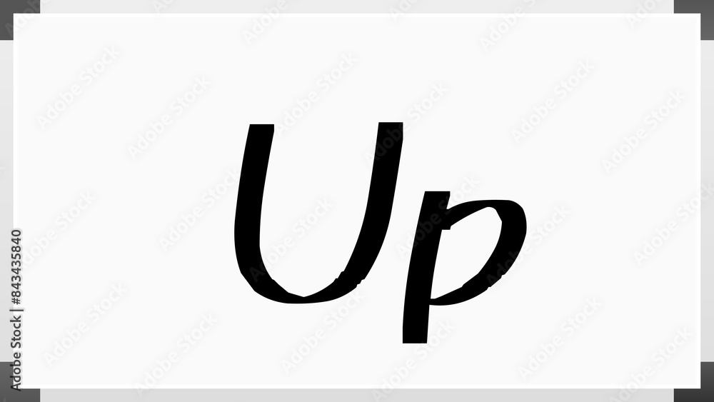 Up key のホワイトボード風イラスト Up key のホワイトボード風イラスト