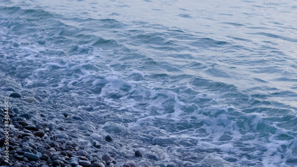 deep blue sea water background structure on the sunset deep blue sea water background structure on the sunset