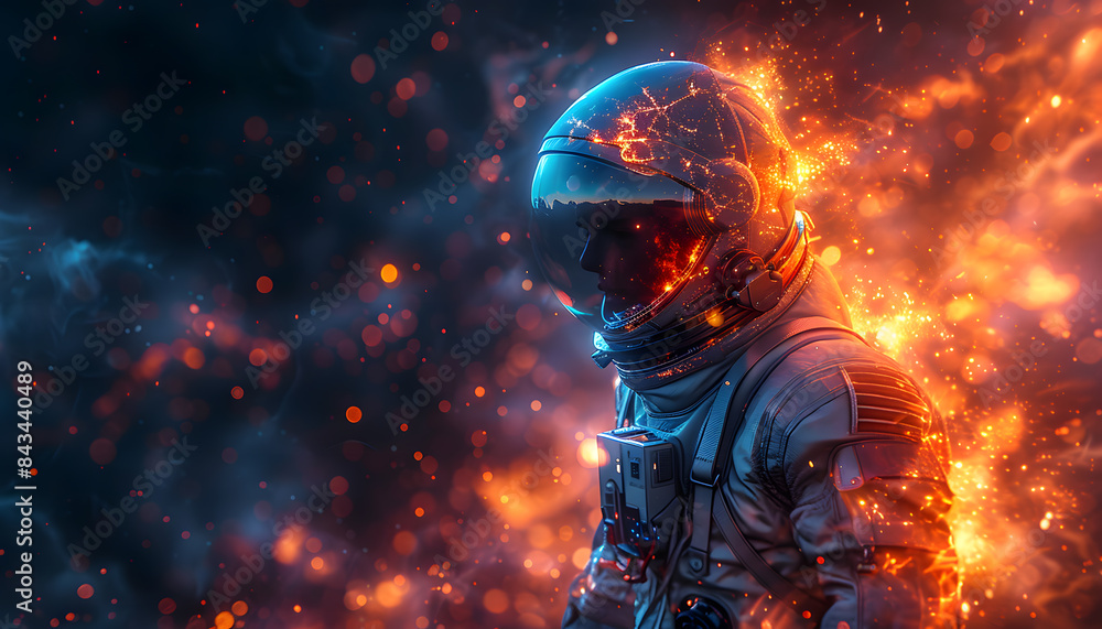 astronaut in space astronaut in space