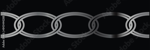 Chain pattern. chains backgrounds, shinny metal iron chains, Seamless chain pattern. Silver metallic chain texture. Eps 10.