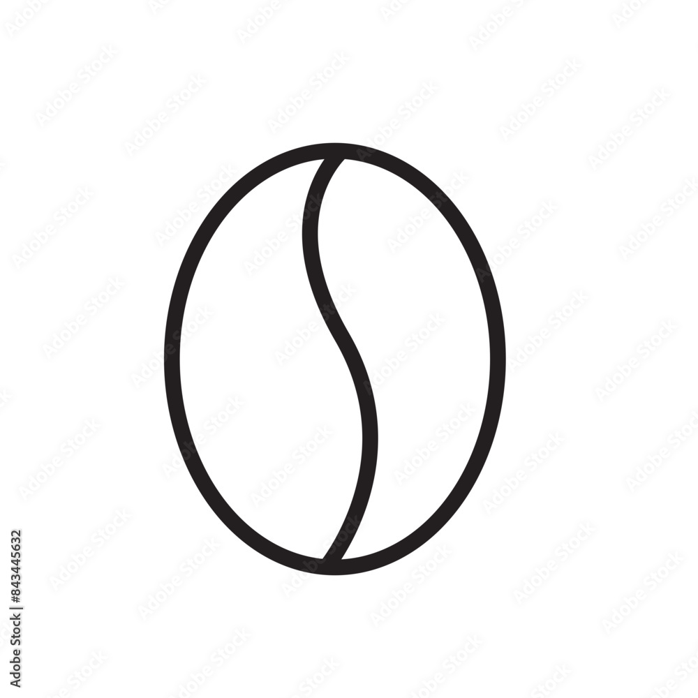 Coffee Bean Icon, Suitable for Cafe and Beverage Branding Coffee Bean Icon, Suitable for Cafe and Beverage Branding