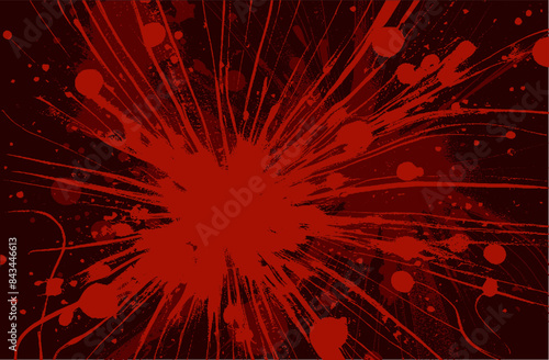 Multicolor vector grunge background of spots, blots, streaks of paint. Texture for a backdrop or to create your own design