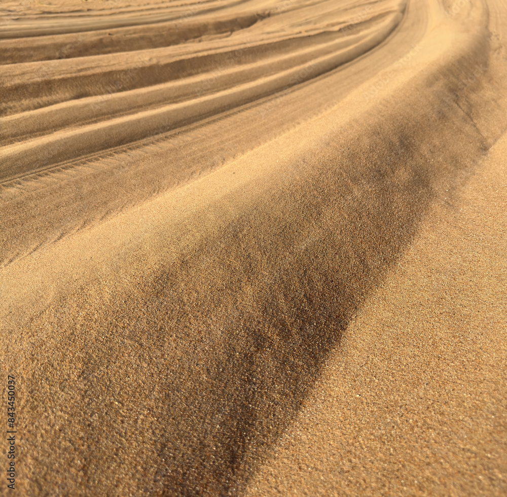 Geometric shapes in the sand. Geometric shapes in the sand.