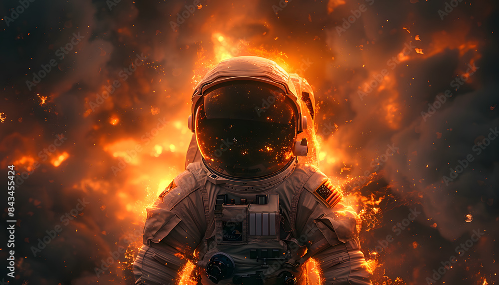 astronaut in space astronaut in space