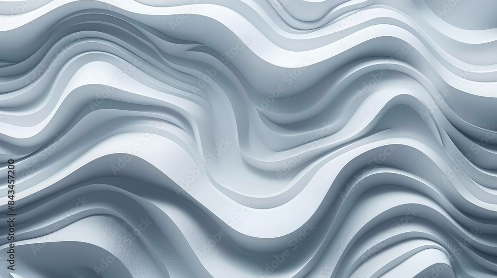 Modern 3D background with layered wave patterns, leaving plenty of room for text in the middle Modern 3D background with layered wave patterns, leaving plenty of room for text in the middle