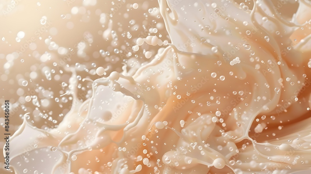 Captivating Curls Embracing Luxurious Moisturizer in Dynamic Motion Captivating Curls Embracing Luxurious Moisturizer in Dynamic Motion