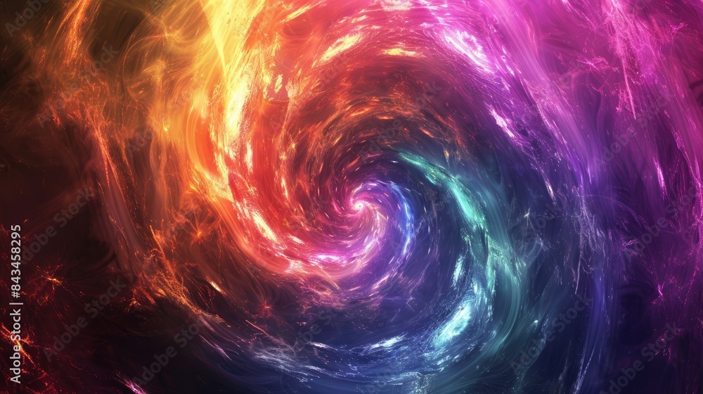 Mystical cosmic colors swirling in a dreamy atmosphere, creating a mesmerizing visual spectacle, with space for text below. Mystical cosmic colors swirling in a dreamy atmosphere, creating a mesmerizing visual spectacle, with space for text below.