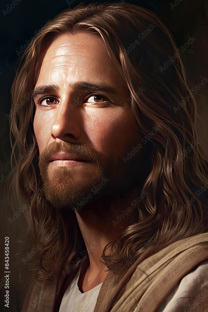 Jesus Christ portrait, Jesus of Nazareth. Jesus Christ portrait, Jesus of Nazareth.