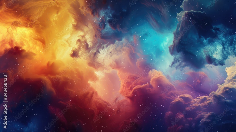 Mystical cosmic colors swirling in a dreamy atmosphere, creating a mesmerizing visual spectacle, with space for text below. Mystical cosmic colors swirling in a dreamy atmosphere, creating a mesmerizing visual spectacle, with space for text below.