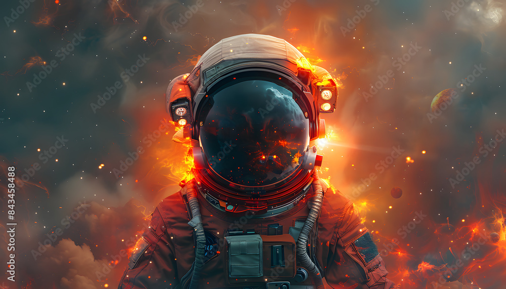 astronaut in space astronaut in space