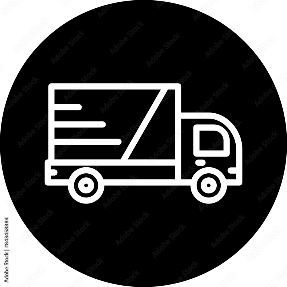 Truck vector icon style Truck vector icon style