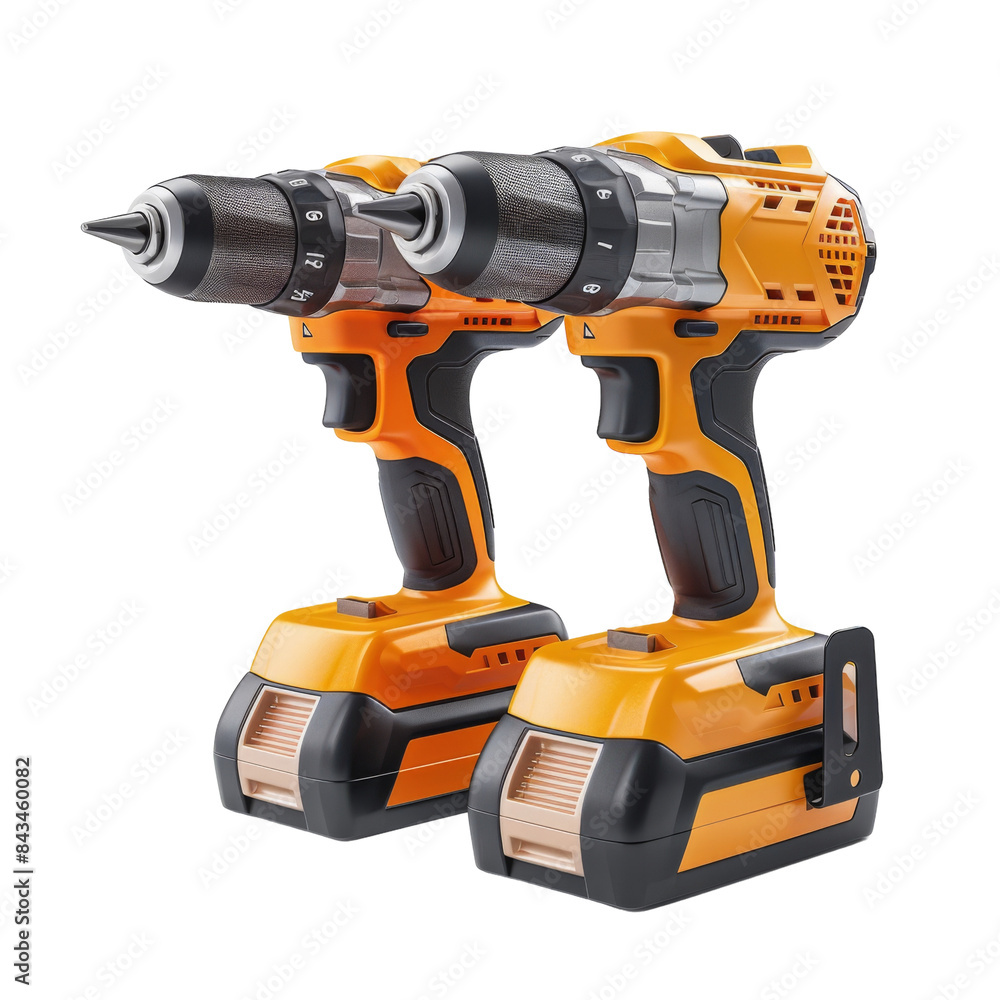 Versatile Cordless Impact Drills for Any Project Isolated On Transparent Background Versatile Cordless Impact Drills for Any Project Isolated On Transparent Background