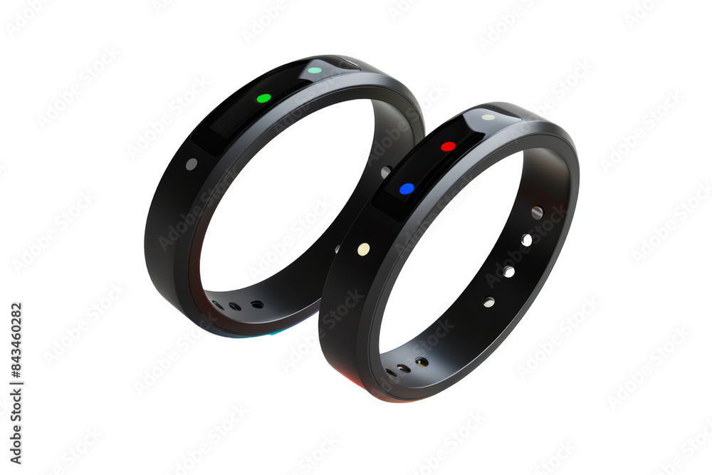 Advanced Fitness Trackers for Couples' Health Goals Isolated On Transparent Background Advanced Fitness Trackers for Couples' Health Goals Isolated On Transparent Background
