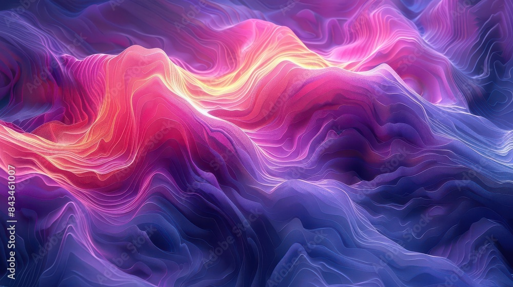 3D glow with gradient colors, luminous effects and depth 3D glow with gradient colors, luminous effects and depth