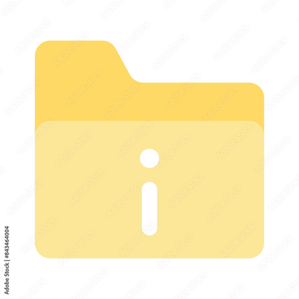 Information folder icon design, premium vector Information folder icon design, premium vector