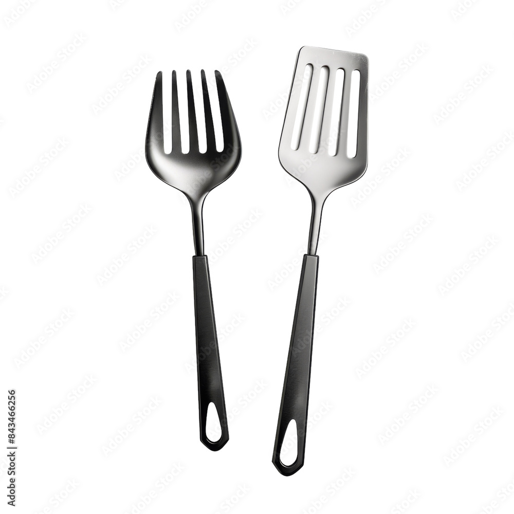 Durable Fish Spatulas Isolated On Transparent Background Durable Fish Spatulas Isolated On Transparent Background