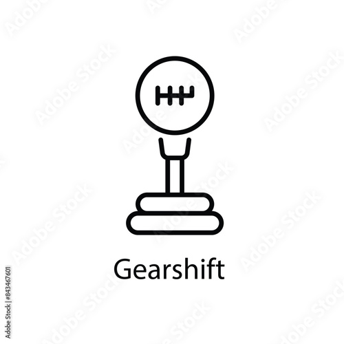 Gearshift vector icon