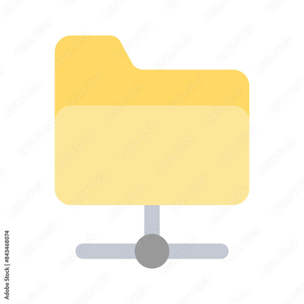 Shared folder, network folder icon design, premium vector Shared folder, network folder icon design, premium vector