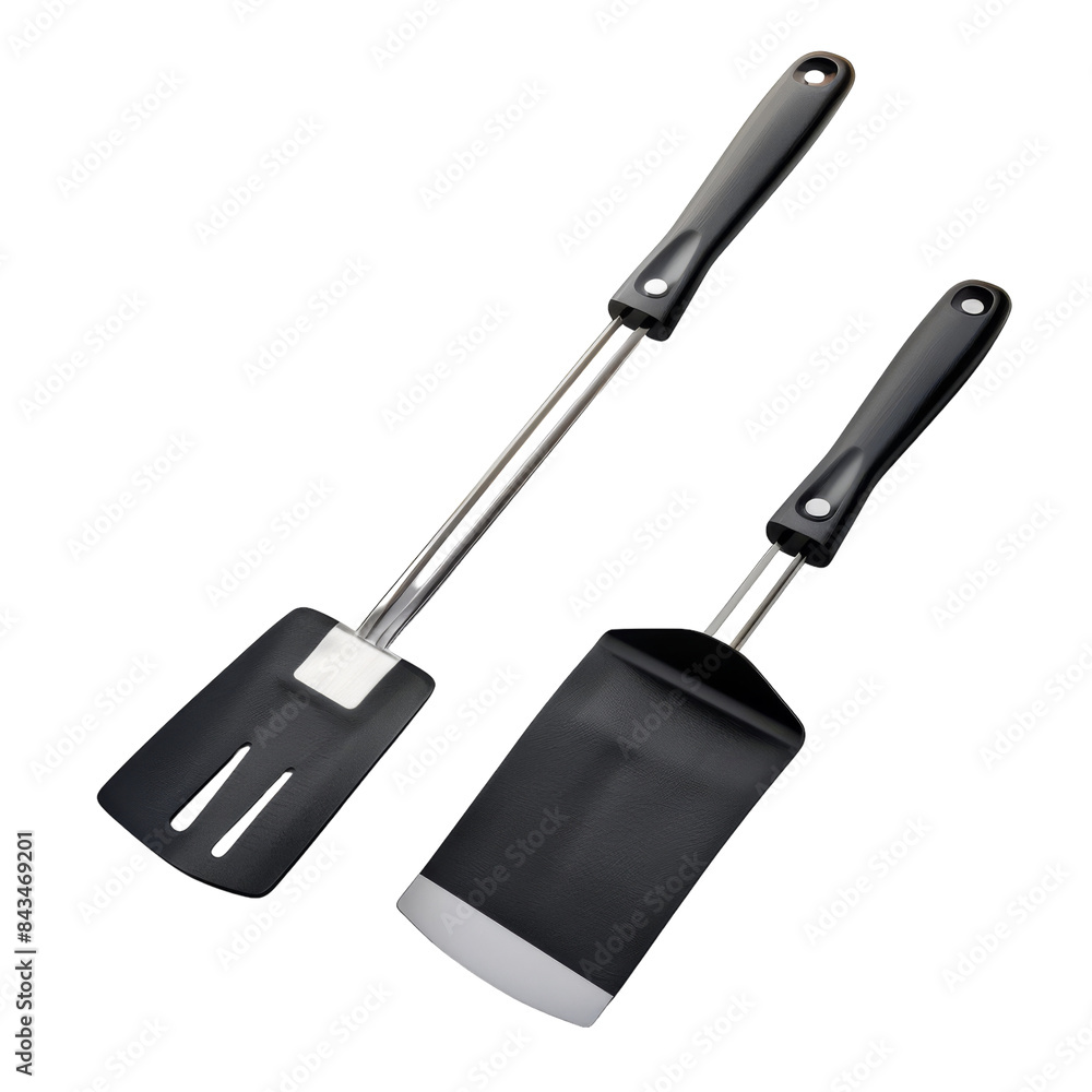 Real Grill Spatulas Isolated On Transparent Background Real Grill Spatulas Isolated On Transparent Background