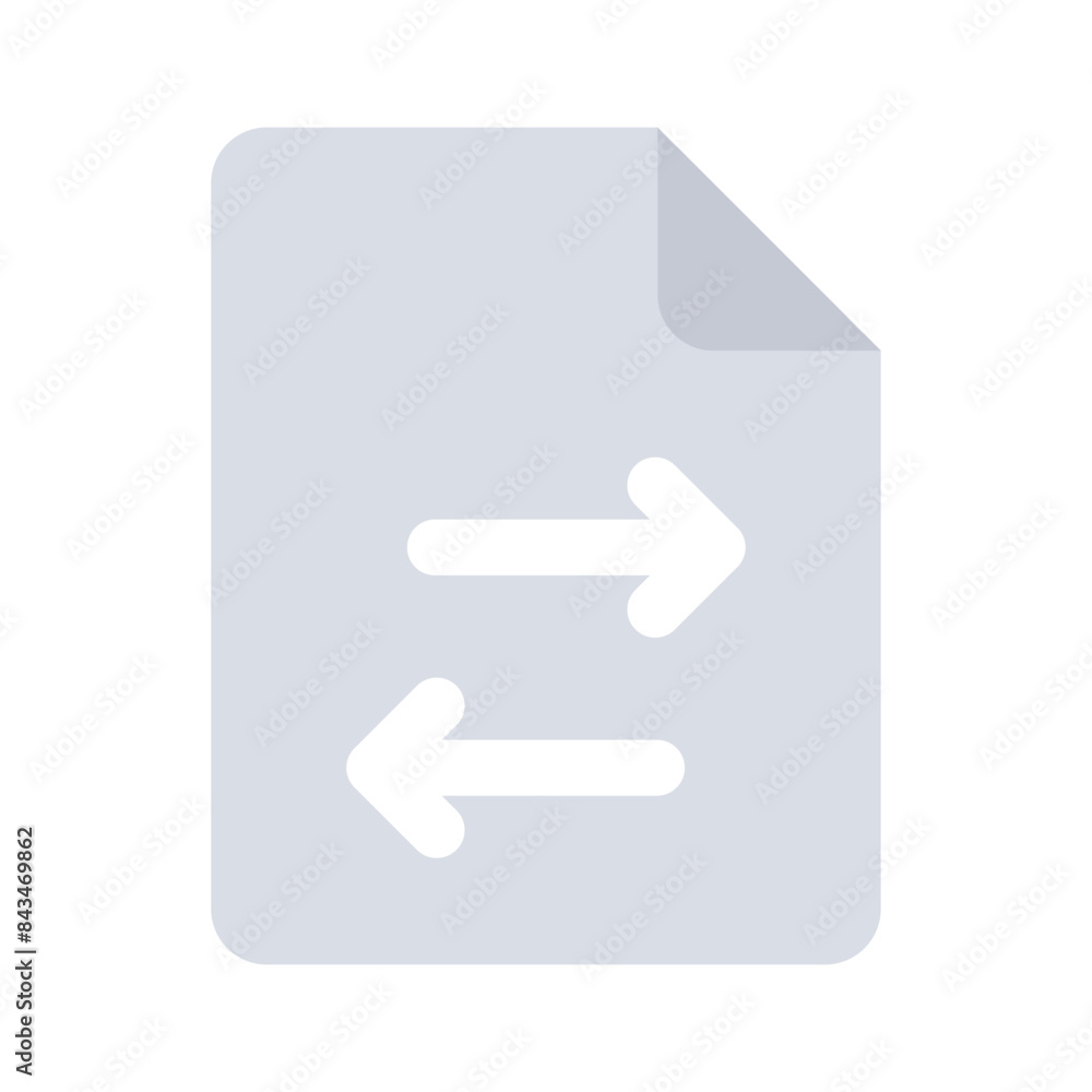 Get this beautiful icon of file transfer in modern style Get this beautiful icon of file transfer in modern style