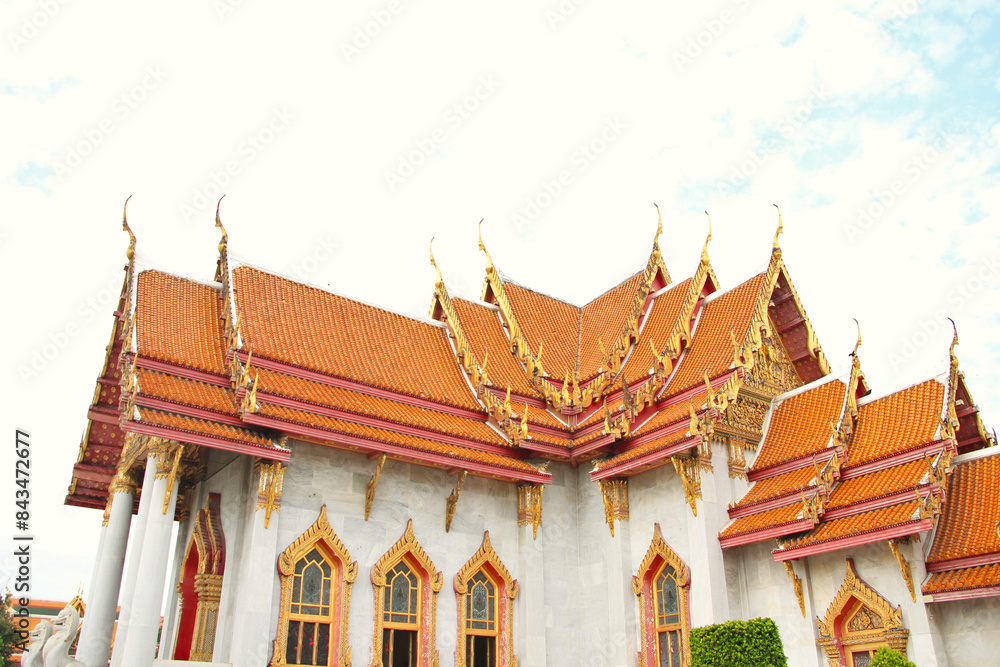 Magnificent Wat Benchamabophit in Bangkok, Thailand Magnificent Wat Benchamabophit in Bangkok, Thailand