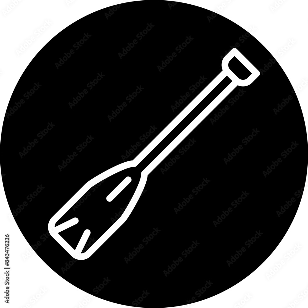 Canoe Paddle Icon Style Canoe Paddle Icon Style
