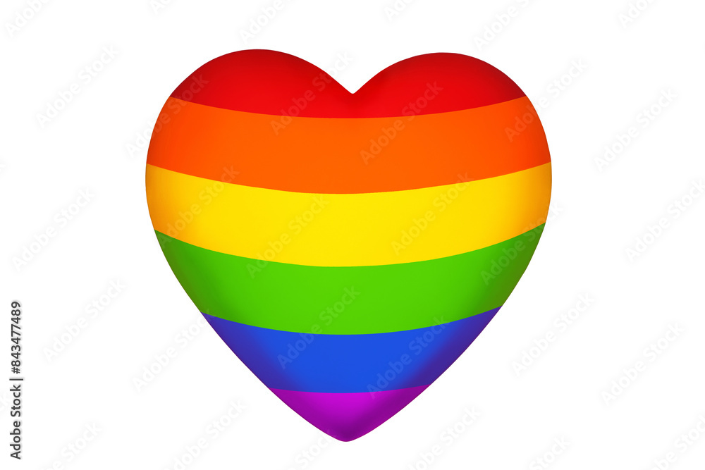 Heart LGBTQ community rainbow flag color pattern white background isolated, LGBT pride rights sign, lesbian gay love symbol, people gender diversity design, human identity freedom, equality, tolerance Heart LGBTQ community rainbow flag color pattern white background isolated, LGBT pride rights sign, lesbian gay love symbol, people gender diversity design, human identity freedom, equality, tolerance