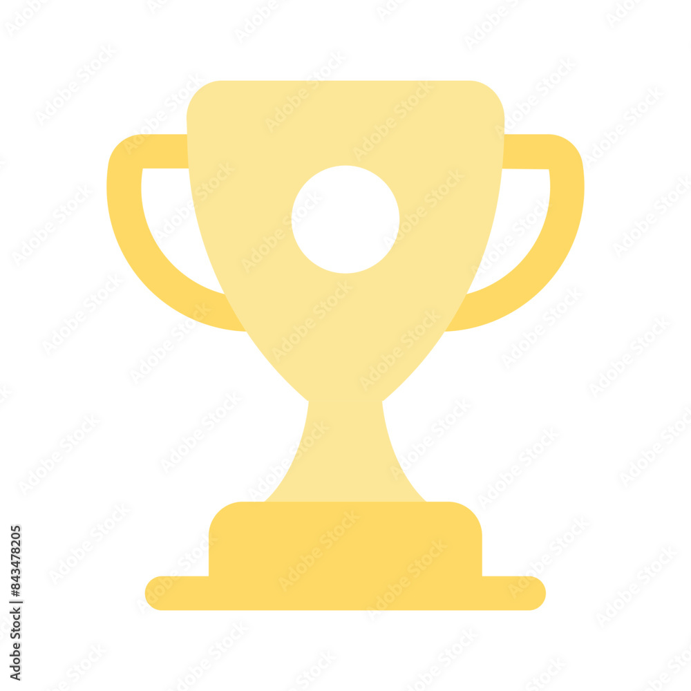 Creatively designed flat icon of trophy in editable style, achievement trophy vector design Creatively designed flat icon of trophy in editable style, achievement trophy vector design