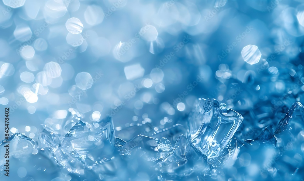 Winter frozen background, Generative AI Winter frozen background, Generative AI