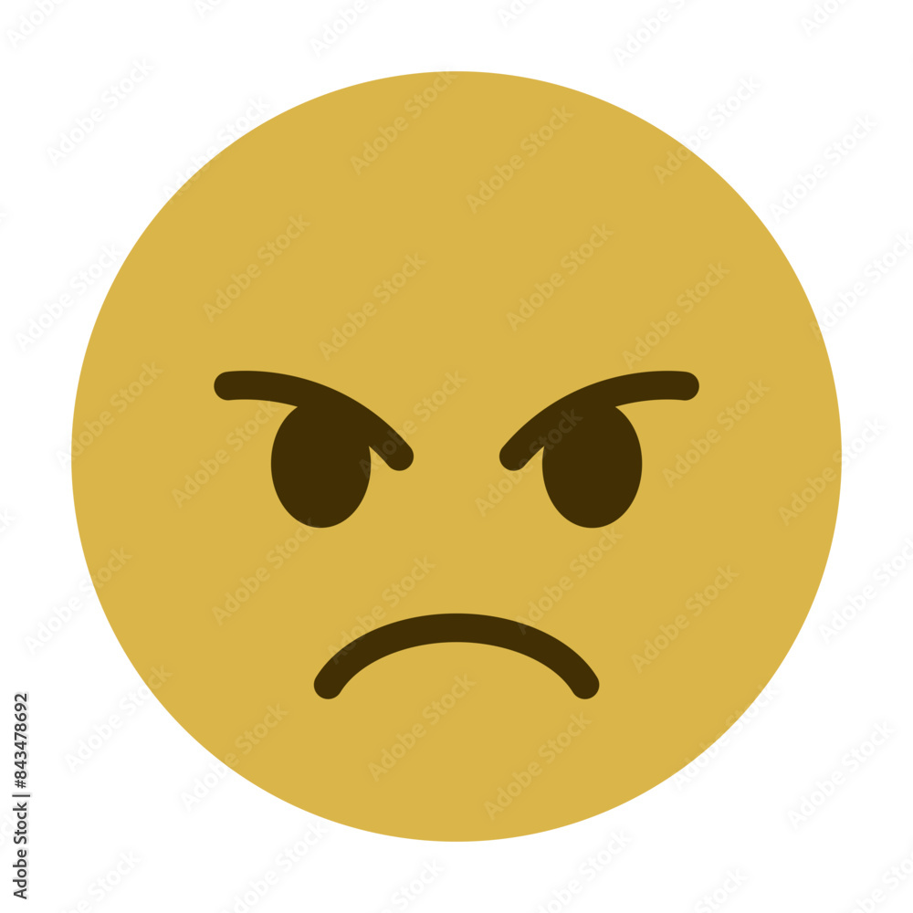Obraz premium Angry icon
